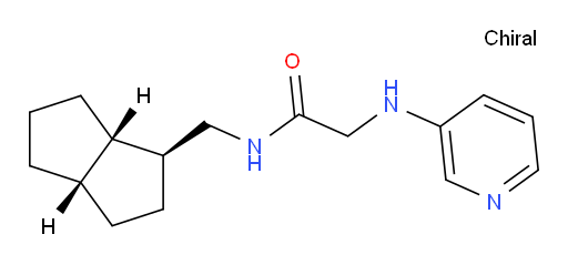 N-(((1S,3aS,6aS)-octahydropentalen-1-yl)methyl)-2-(pyridin-3-ylamino)acetamide