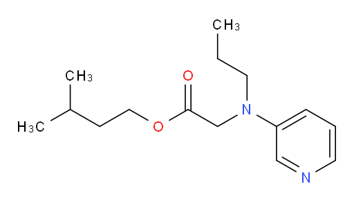 isopentyl 2-(propyl(pyridin-3-yl)amino)acetate