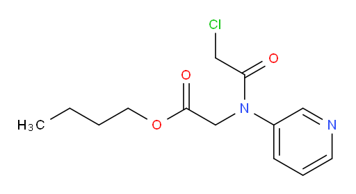 butyl 2-(2-chloro-N-(pyridin-3-yl)acetamido)acetate