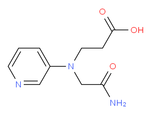 3-((2-amino-2-oxoethyl)(pyridin-3-yl)amino)propanoic acid