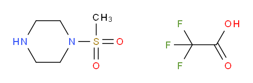 1-(methylsulfonyl)piperazine 2,2,2-trifluoroacetate
