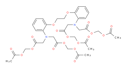 tetrakis(acetoxymethyl) 2,2',2'',2'''-(((ethane-1,2-diylbis(oxy))bis(2,1-phenylene))bis(azanetriyl))tetraacetate