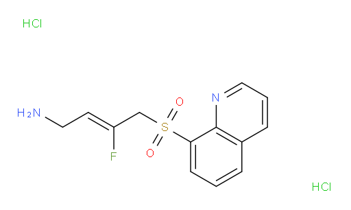 (Z)-3-fluoro-4-(quinolin-8-ylsulfonyl)but-2-en-1-amine dihydrochloride