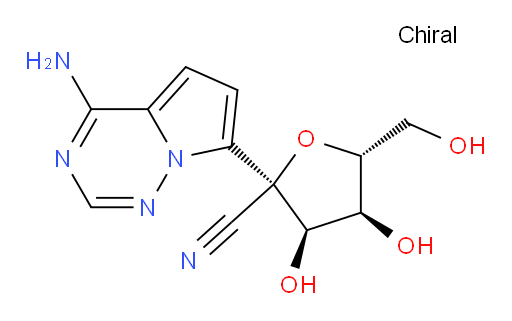 2-C-(4-Aminopyrrolo[2,1-f][1,2,4]triazin-7-yl)-2,5-anhydro-D-altrononitrile