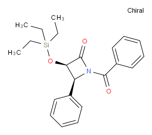 (3R,4S)-1-benzoyl-4-phenyl-3-((triethylsilyl)oxy)azetidin-2-one