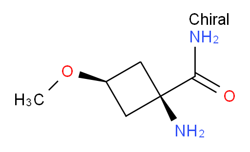(1s,3s)-1-amino-3-methoxycyclobutane-1-carboxamide