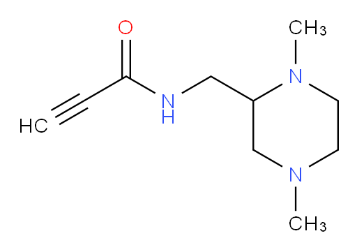 N-[(1,4-dimethylpiperazin-2-yl)methyl]prop-2-ynamide