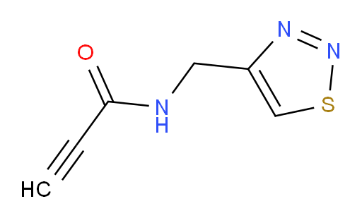 N-[(1,2,3-thiadiazol-4-yl)methyl]prop-2-ynamide