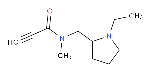 N-[(1-ethylpyrrolidin-2-yl)methyl]-N-methylprop-2-ynamide