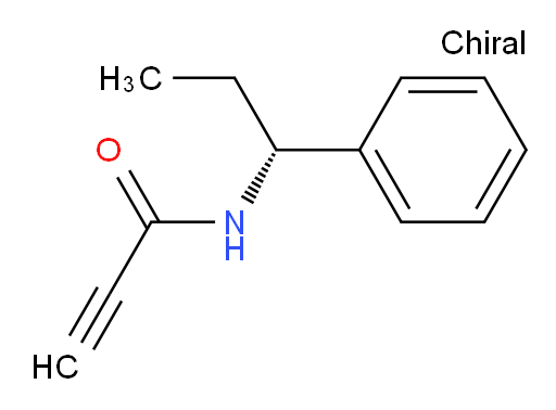 N-[(1R)-1-phenylpropyl]prop-2-ynamide