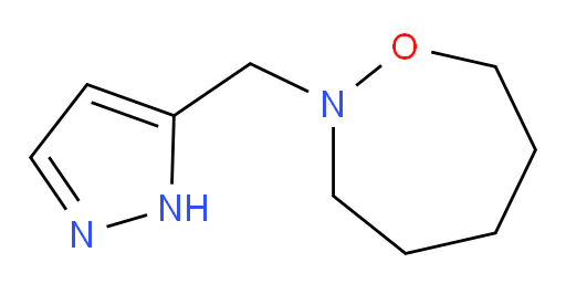 2-[(1H-pyrazol-5-yl)methyl]-1,2-oxazepane