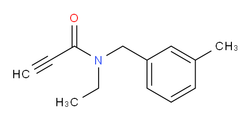 N-ethyl-N-[(3-methylphenyl)methyl]prop-2-ynamide