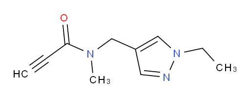 N-[(1-ethyl-1H-pyrazol-4-yl)methyl]-N-methylprop-2-ynamide