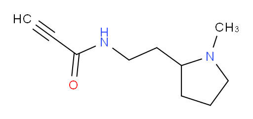 N-[2-(1-methylpyrrolidin-2-yl)ethyl]prop-2-ynamide
