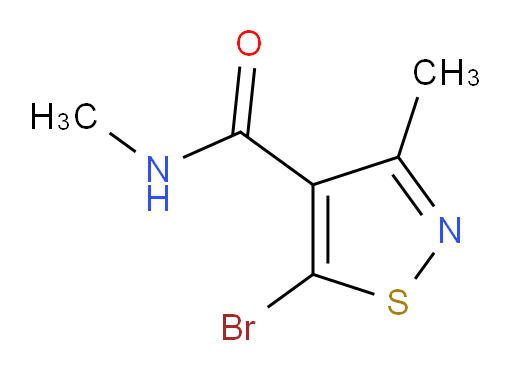 5-bromo-N,3-dimethyl-1,2-thiazole-4-carboxamide