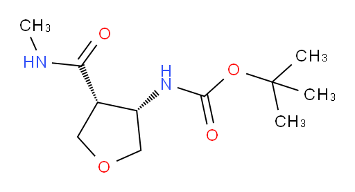 rac-tert-butyl N-[(3R,4S)-4-(methylcarbamoyl)oxolan-3-yl]carbamate