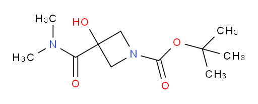 tert-butyl 3-(dimethylcarbamoyl)-3-hydroxyazetidine-1-carboxylate
