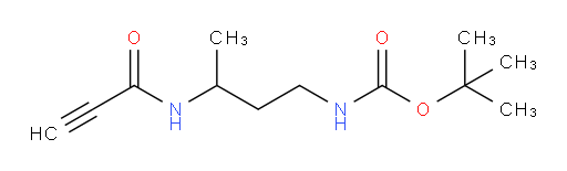 tert-butyl N-[3-(prop-2-ynamido)butyl]carbamate