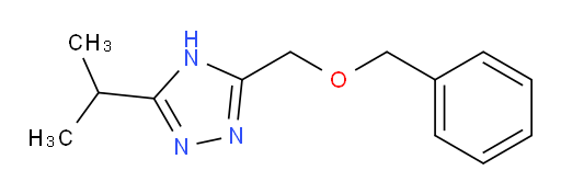 3-[(benzyloxy)methyl]-5-(propan-2-yl)-4H-1,2,4-triazole