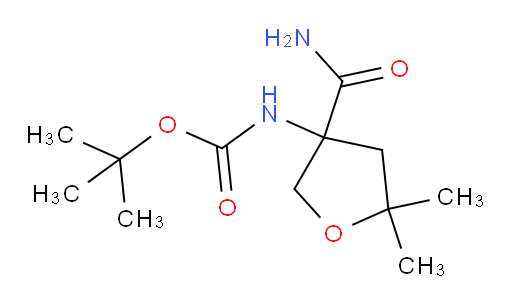tert-butyl N-(3-carbamoyl-5,5-dimethyloxolan-3-yl)carbamate
