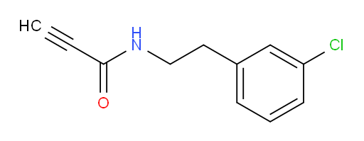 N-[2-(3-chlorophenyl)ethyl]prop-2-ynamide