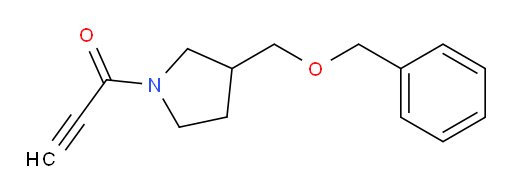 1-{3-[(benzyloxy)methyl]pyrrolidin-1-yl}prop-2-yn-1-one