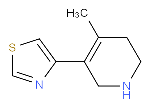 4-methyl-5-(1,3-thiazol-4-yl)-1,2,3,6-tetrahydropyridine