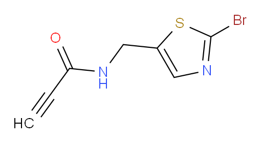 N-[(2-bromo-1,3-thiazol-5-yl)methyl]prop-2-ynamide