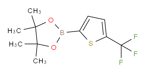4,4,5,5-tetramethyl-2-(5-(trifluoromethyl)thiophen-2-yl)-1,3,2-dioxaborolane