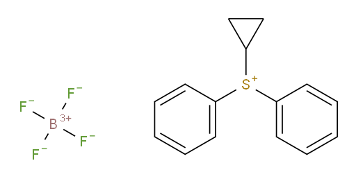 cyclopropyldiphenylsulfanium; tetrafluoroboranuide