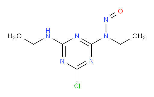 N-(4-chloro-6-(ethylamino)-1,3,5-triazin-2-yl)-N-ethylnitrous amide