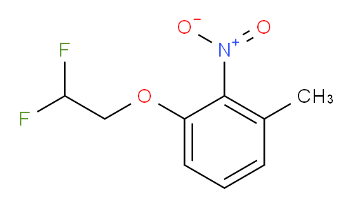 1-(2,2-difluoroethoxy)-3-methyl-2-nitrobenzene