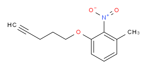 1-methyl-2-nitro-3-(pent-4-yn-1-yloxy)benzene