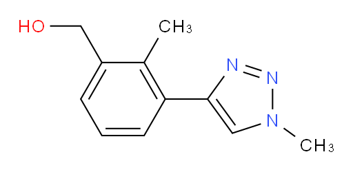 (2-methyl-3-(1-methyl-1H-1,2,3-triazol-4-yl)phenyl)methanol