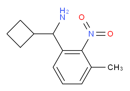 cyclobutyl(3-methyl-2-nitrophenyl)methanamine