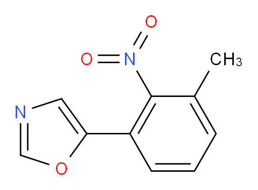 5-(3-methyl-2-nitrophenyl)oxazole