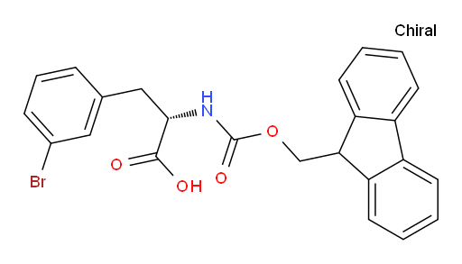 (2S)-3-(3-bromophenyl)-2-({[(9H-fluoren-9-yl)methoxy]carbonyl}amino)propanoic acid