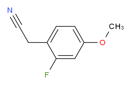 2-(2-fluoro-4-methoxyphenyl)acetonitrile