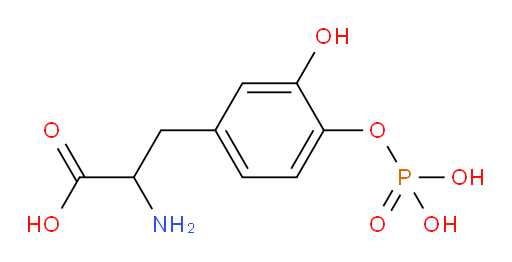 2-amino-3-(3-hydroxy-4-(phosphonooxy)phenyl)propanoic acid