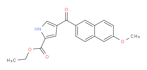 ethyl 4-(6-methoxy-2-naphthoyl)-1H-pyrrole-2-carboxylate