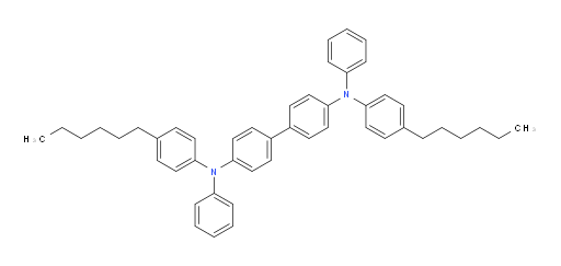 N4,N4'-bis(4-hexylphenyl)-N4,N4'-diphenyl-[1,1'-biphenyl]-4,4'-diamine