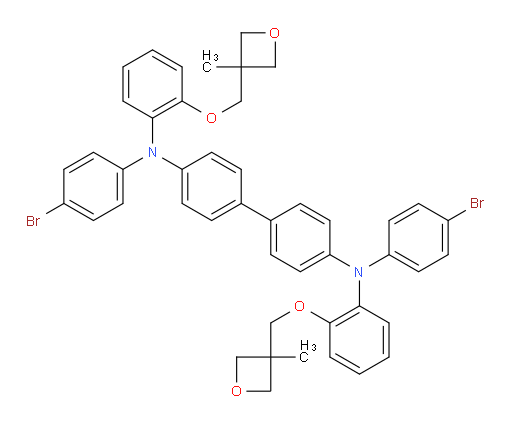 N4,N4'-bis(4-bromophenyl)-N4,N4'-bis(2-((3-methyloxetan-3-yl)methoxy)phenyl)-[1,1'-biphenyl]-4,4'-diamine