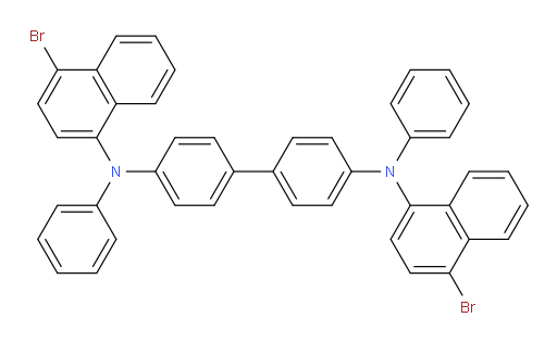 N4,N4'-bis(4-bromonaphthalen-1-yl)-N4,N4'-diphenyl-[1,1'-biphenyl]-4,4'-diamine