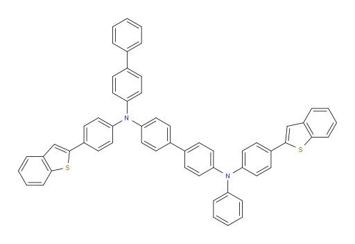 N4-([1,1'-biphenyl]-4-yl)-N4,N4'-bis(4-(benzo[b]thiophen-2-yl)phenyl)-N4'-phenyl-[1,1'-biphenyl]-4,4'-diamine