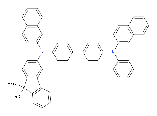 N4-(9,9-dimethyl-9H-fluoren-3-yl)-N4,N4'-di(naphthalen-2-yl)-N4'-phenyl-[1,1'-biphenyl]-4,4'-diamine