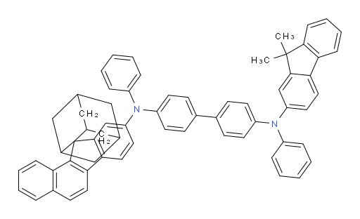 N4-(9,9-dimethyl-9H-fluoren-2-yl)-N4,N4'-diphenyl-N4'-(spiro[adamantane-2,11'-benzo[a]fluoren]-9'-yl)-[1,1'-biphenyl]-4,4'-diamine