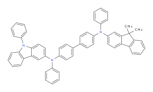 N4-(9,9-dimethyl-9H-fluoren-2-yl)-N4,N4'-diphenyl-N4'-(9-phenyl-9H-carbazol-3-yl)-[1,1'-biphenyl]-4,4'-diamine