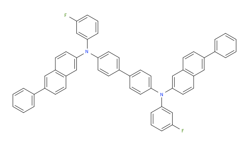 N4,N4'-bis(3-fluorophenyl)-N4,N4'-bis(6-phenylnaphthalen-2-yl)-[1,1'-biphenyl]-4,4'-diamine