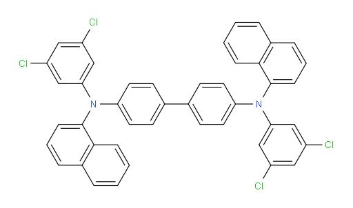 N4,N4'-bis(3,5-dichlorophenyl)-N4,N4'-di(naphthalen-1-yl)-[1,1'-biphenyl]-4,4'-diamine