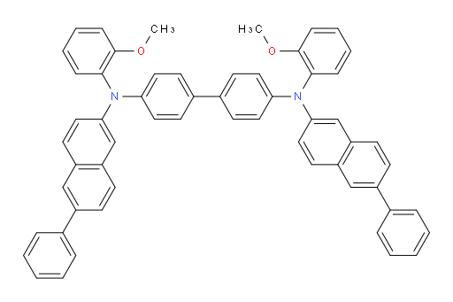 N4,N4'-bis(2-methoxyphenyl)-N4,N4'-bis(6-phenylnaphthalen-2-yl)-[1,1'-biphenyl]-4,4'-diamine